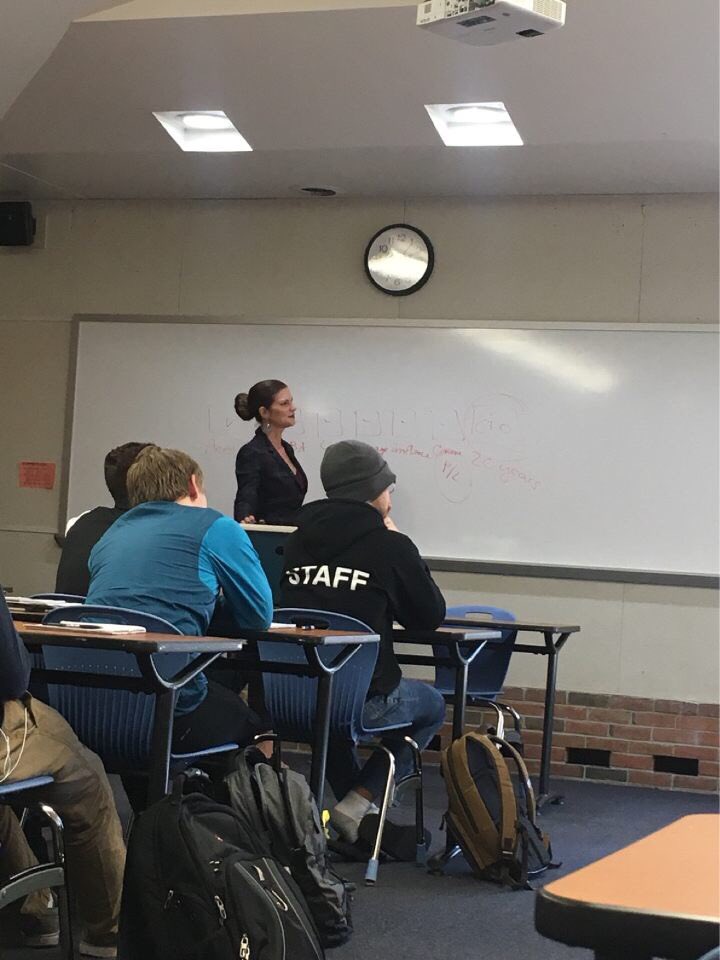 MAD_MAP17's tweet photo. Awesome presentation today from Mrs. Zimmer. This is why it's important to attend class, you never know what you might miss! https://t.co/j8tz47WN0M