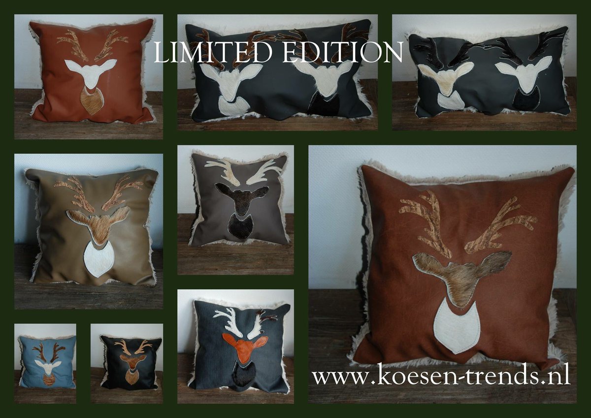 #kerstcadeau#feestdagen#cadeau# rendier#koeienhuid#kurk