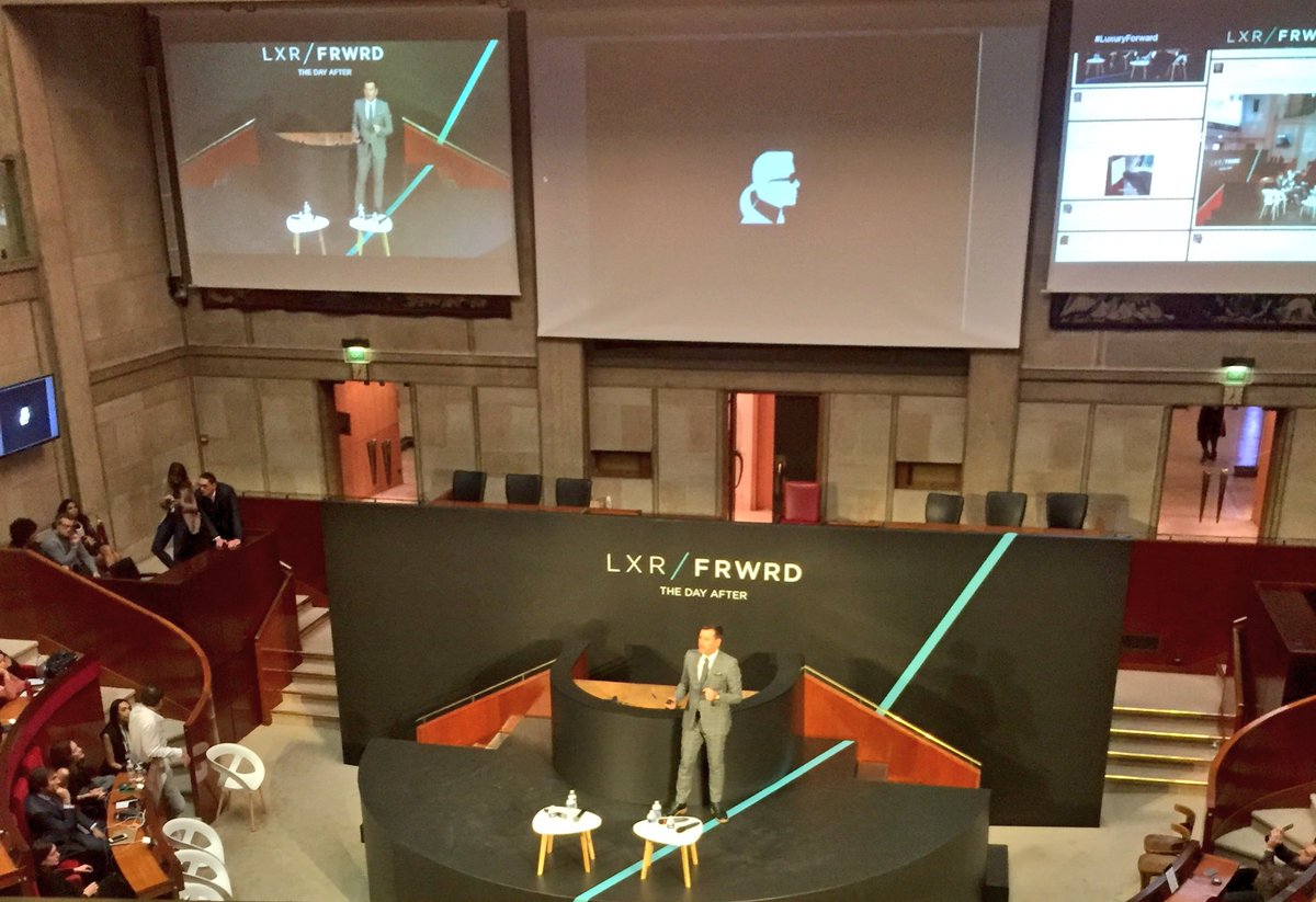 To finish today, <a href="/KarlLagerfeld/">KARL LAGERFELD</a> CEO's pledging for simplicity #LuxuryForward