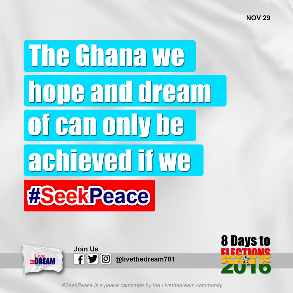livethedream701's tweet photo. We will build a great nation when United than divided. #SeekPeace #GhElections https://t.co/KPLqhW383C
