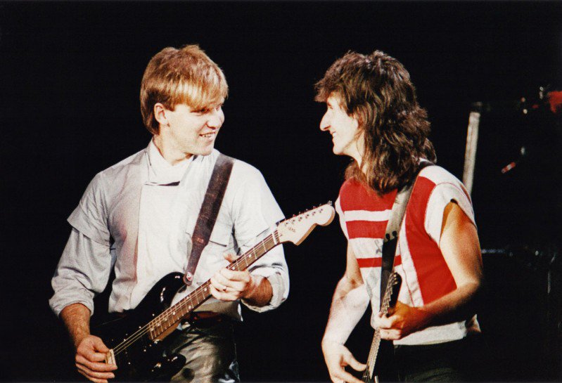 Rush_freejacob's tweet photo. Alex Lifeson and Geddy Lee https://t.co/Dc9aQlFQA6
