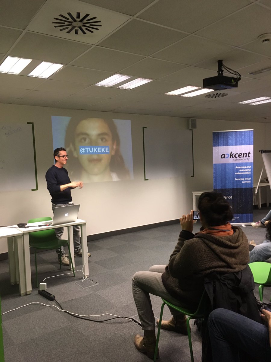 BCNCyberSec's tweet photo. @tukeke starting talking about the rise of mainstream cyber security https://t.co/D0KRVT232S