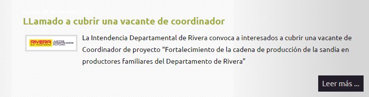 Desarrollo_IDR's tweet photo. LLAMADO A CUBRIR UNA VACANTE DE COORDINADOR
https://t.co/wT0LPA86FN https://t.co/nj1nEUK1Vm
