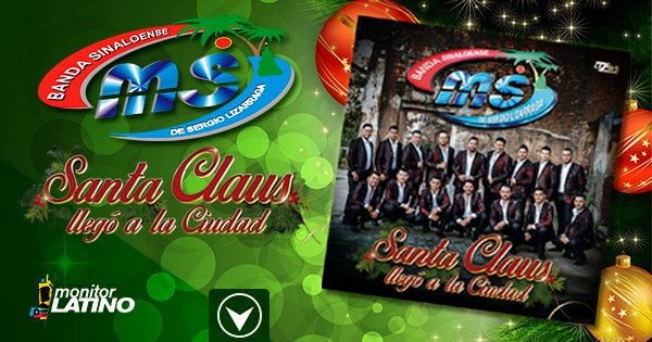 ClubTercasCHS's tweet photo. #Lanzamiento .@BANDA_MS presenta su nuevo sencillo "Santa Claus llegó a la ciudad" https://t.co/MX1aqwoKmh @ClubTercasTuxtl @FCLASTERCAS https://t.co/DFAJGHitrL