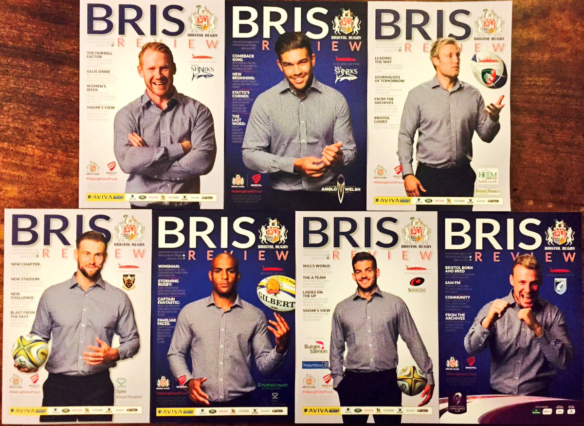 BrisVADAR's tweet photo. Busy @Bristol_RFC season so far! Loving the #BrisReview matchday programme! Keep up the good work @ThomasTainton &amp; team! https://t.co/BesrID1U5g