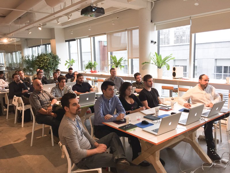 OVHcloud's tweet photo. Packed house today for the very first #OVHAcademy in Quebec City to discover #PrivateCloud from every angle -and for free ;) https://t.co/kNz4SGKd4Z