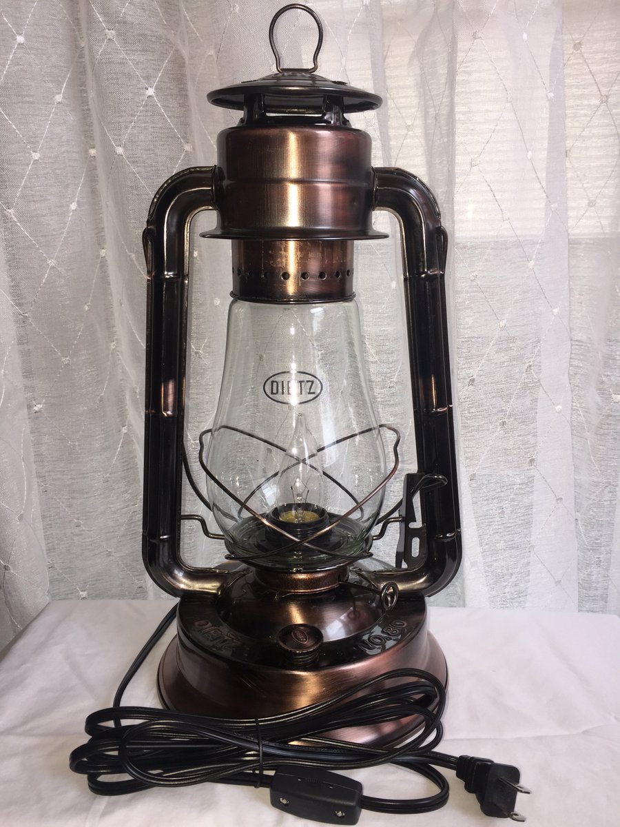 This limited edition Copper-Bronze Dietz Blizzard electric table lamp would make a GREAT gift! Simply visit BigRockLanterns.com today!