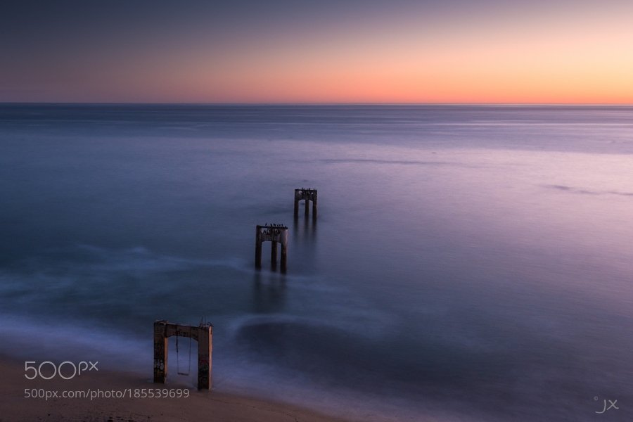 Davenport Pier in Twilight by netascape #photo