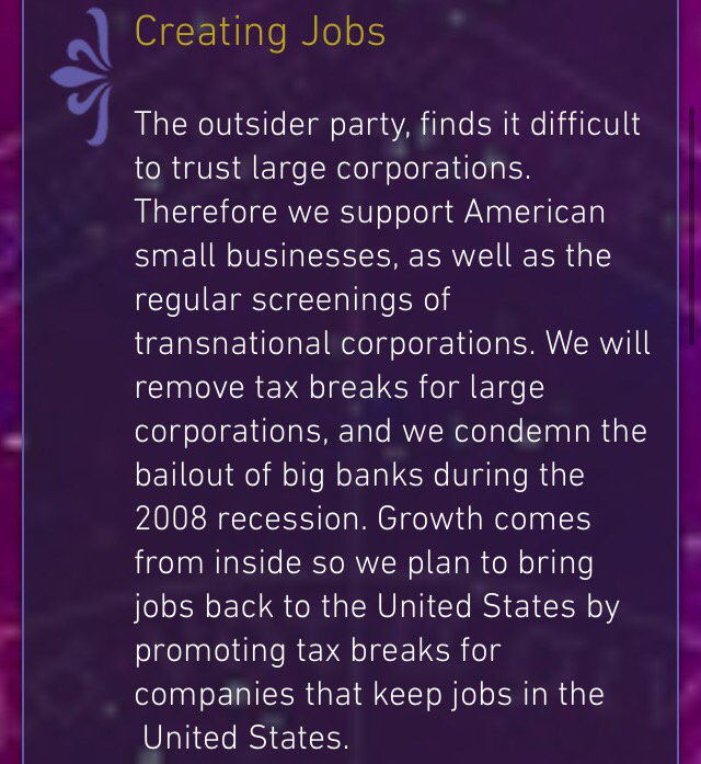 maddysmith2k16's tweet photo. Where does it say that we are lowering restrictions on big business?? https://t.co/DtjQNqiGMQ