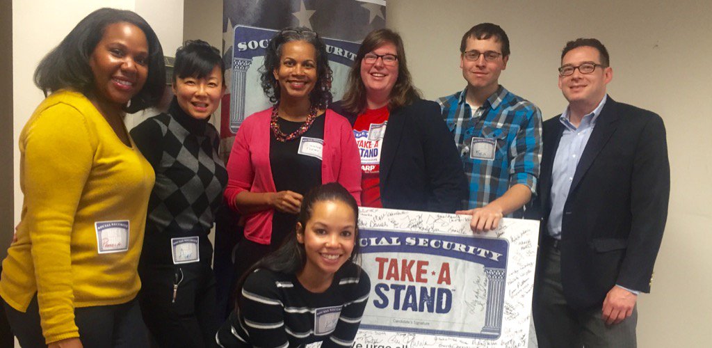 CoatesDenise's tweet photo. @AARPVa we must continue to #TakeAStand on #SocialSecurity for ourselves and future #GENERATIONS ! https://t.co/U1RrXROvNa