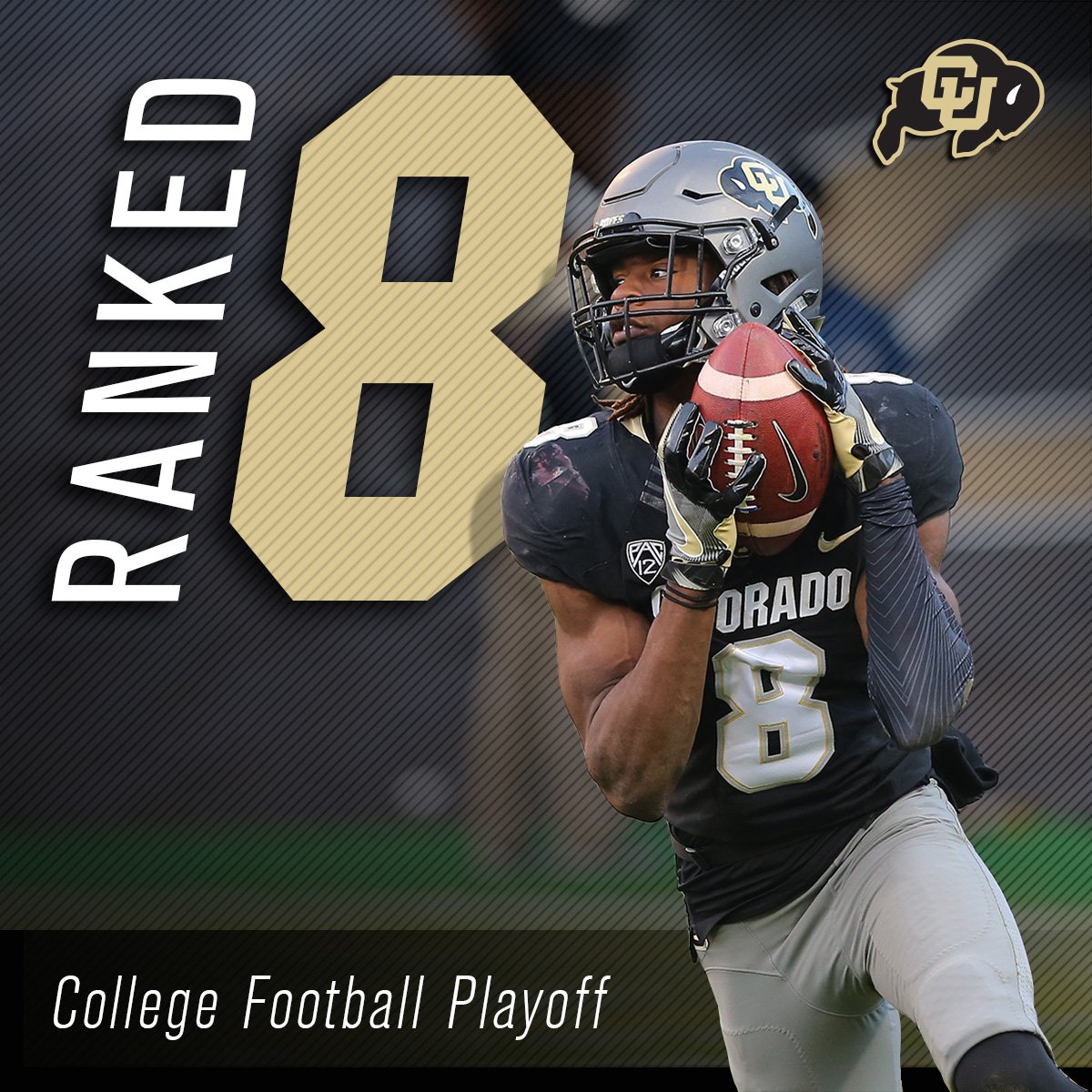 #theRISEisREAL and still happening. Buffs RISE to No. 8 in the <a href="/CFBPlayoff/">College Football Playoff</a> rankings. #GoBuffs