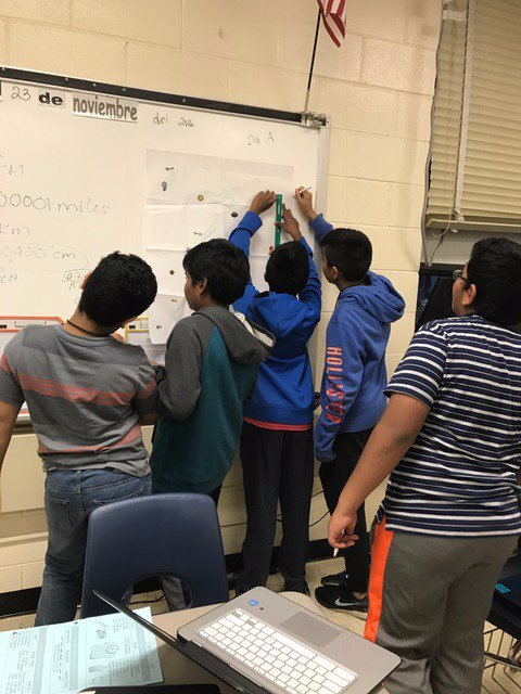 mfelipe814's tweet photo. Making measurements more meaningful. #measurementconversions #handson #6thgrademath #wwmsrocks @WWMSEdison https://t.co/7RfMfDVPof