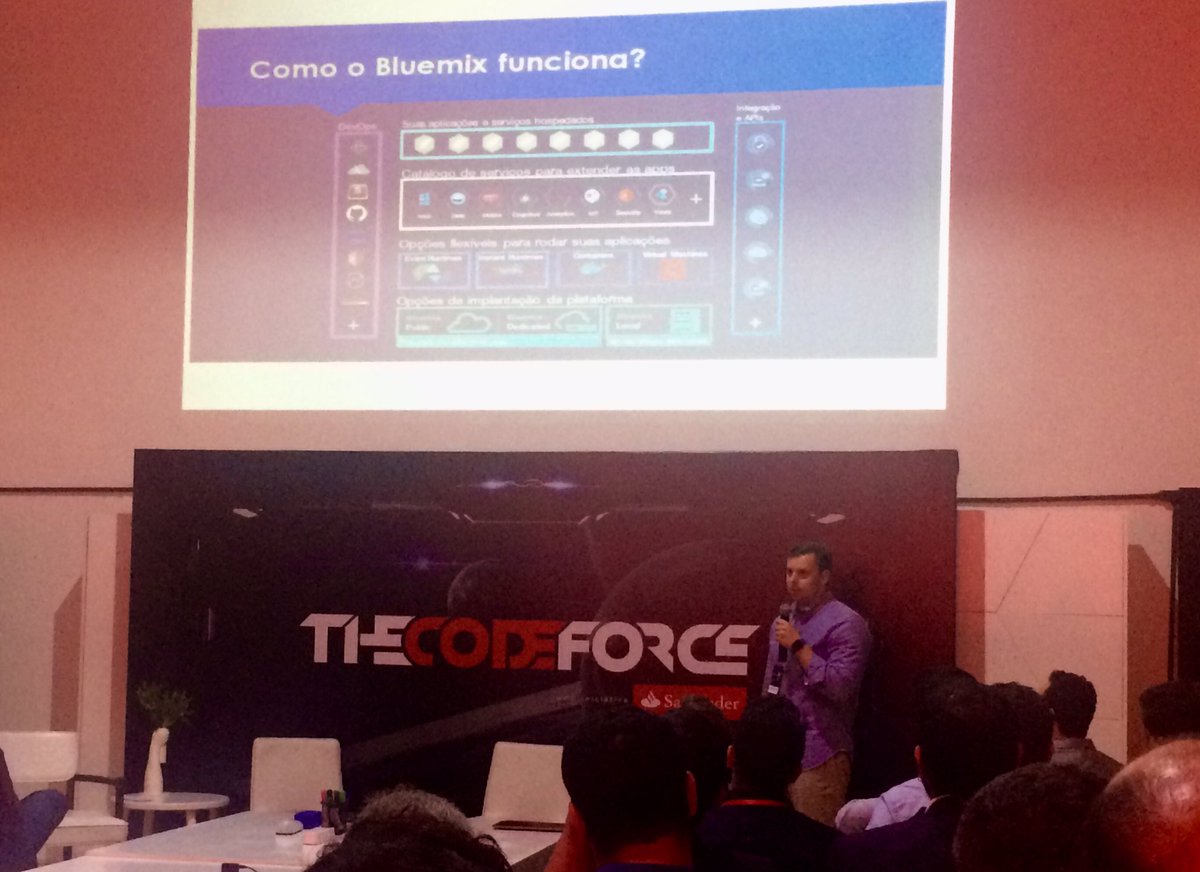 luizfjeronymo's tweet photo. @IBMBluemix warmup for #thecodeforce hackathon by @santander_br https://t.co/xpl7TmixKC