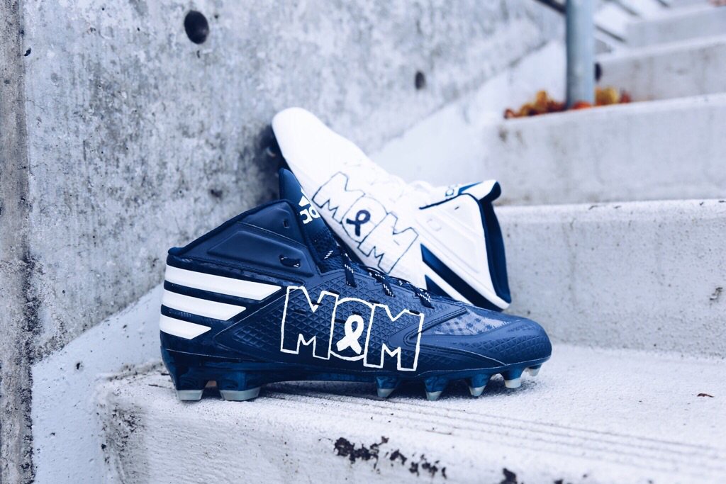 Excited to Rock #MyCauseMyCleats Thursday Night that @adidasfballus Made Me to Support Colon Cancer Prevention #MOM