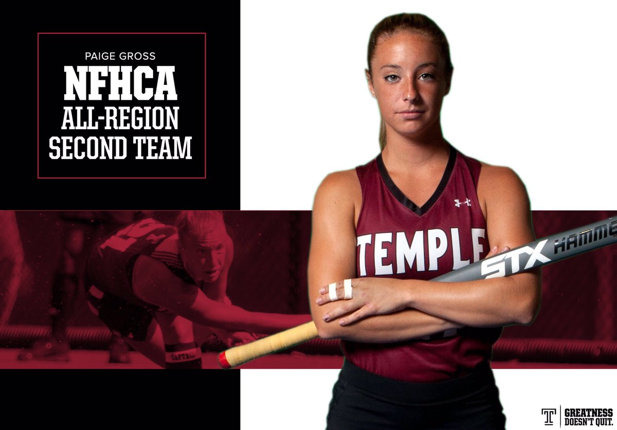 TempleFH's tweet photo. Congrats to #TUFH senior Paige Gross, named to the NFHCA All-Region Second Team!

#GDQ 

Details: https://t.co/4VZOTUIXdp https://t.co/AD1ZGHOBwe