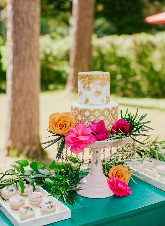 This cake is bright and beautiful just like the bridal shower it's a part of! ow.ly/vfEQ306BSZo