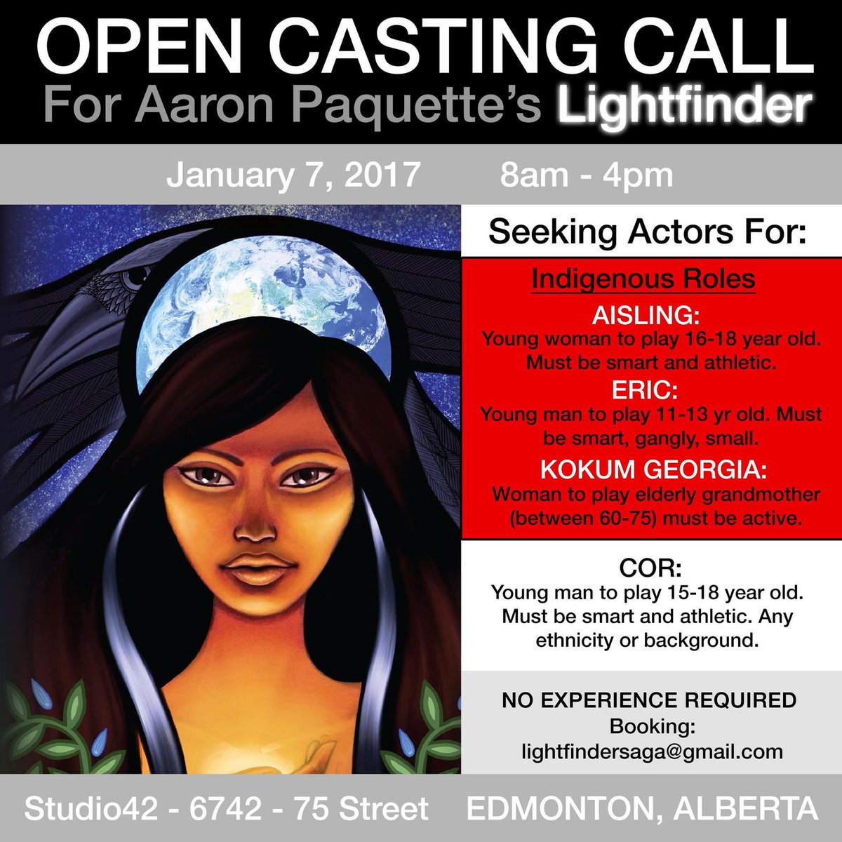 Anyone know any actors who want to be in something completely awesome? :)
#lightfinder #opencastingcall #actors #canlit #yabooks
