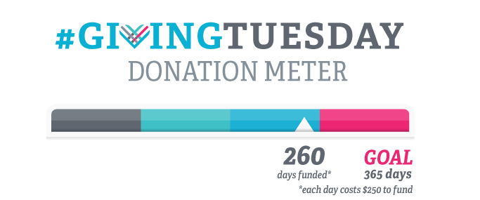 TSHofstetter's tweet photo. 260 days funded! Counting down to our goal of 365. Help prevent inherited cancer: https://t.co/dbhwxE43KL #HeritX #GivingTuesday https://t.co/zsEyToerNM