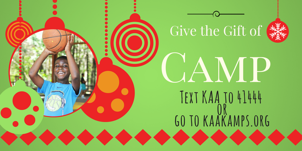 KAAKamps's tweet photo. Happy #GivingTuesday! Impact a life, give the gift of camp today!! #KAAUKNOW #GiftsofCamp #KAAStaff https://t.co/BtbpzQF7aD