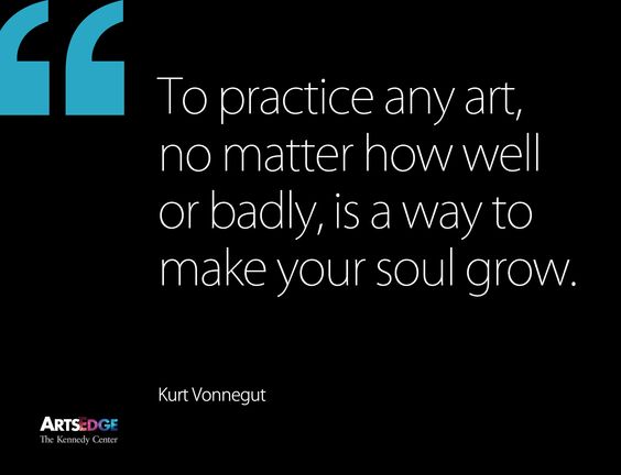 artsedge's tweet photo. Vonnegut on practice! https://t.co/KcRHVK7MvE #artsed #writing #musiced #TuesdayMotivation https://t.co/xoZwrrP1rr