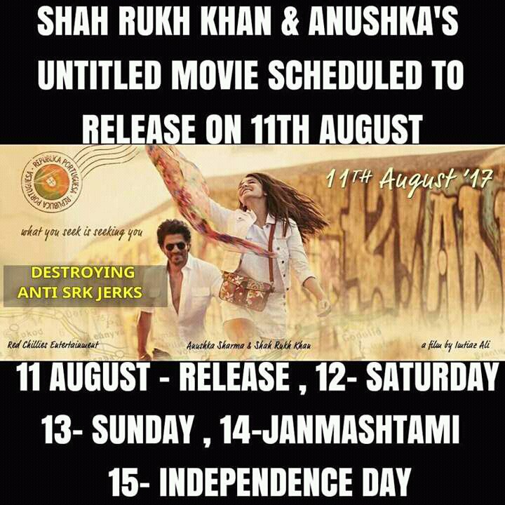 saumyajee's tweet photo. Republic Day #Raees
Independence Day #AnushkaSRKOn11Aug
#DearZindagiSession
#DearZindagi https://t.co/QGYW2h3B6o