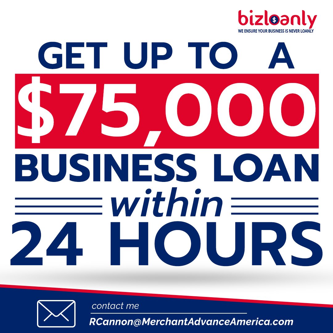 6FigureTalent's tweet photo. We are able to provide your business up to $75,000 within 24 hours. Contact me at Raoul@Bizloanly.com #BusinessLoans #Money #Loans #SBA #now https://t.co/cePrsXM7Fz