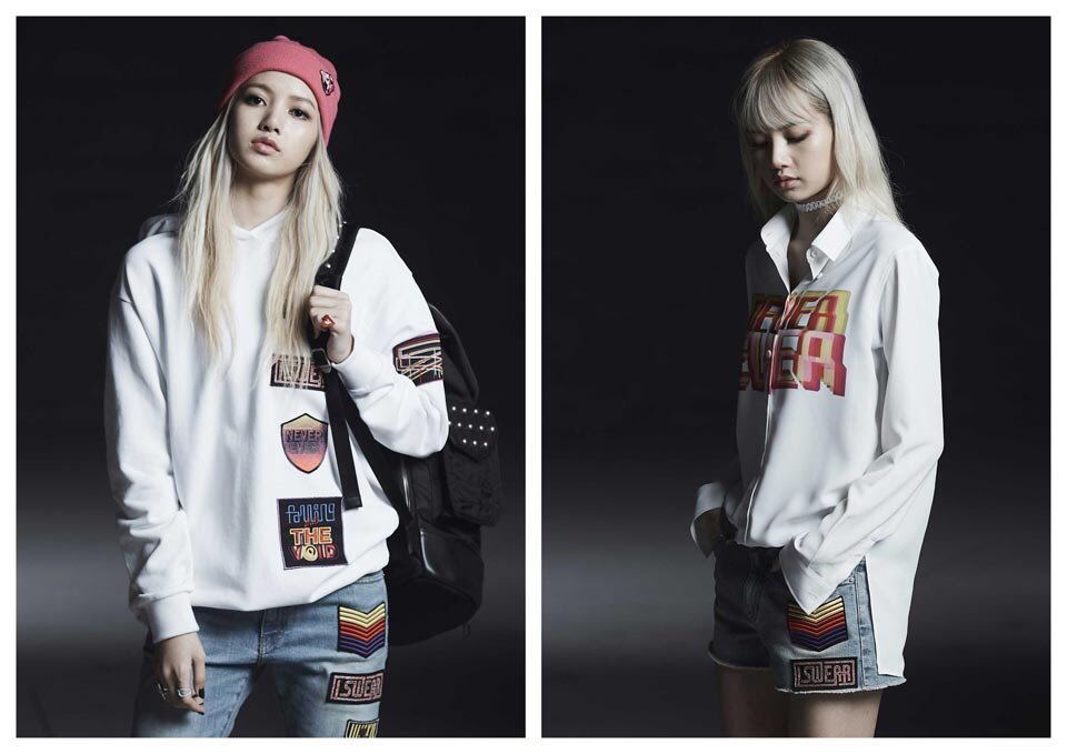 BLACKPINK　LISA着用モデル　NONAGONフーディー Lisa- Blackpink Lilac hoodie : Nonagon #lisa #blackpink #nonagon