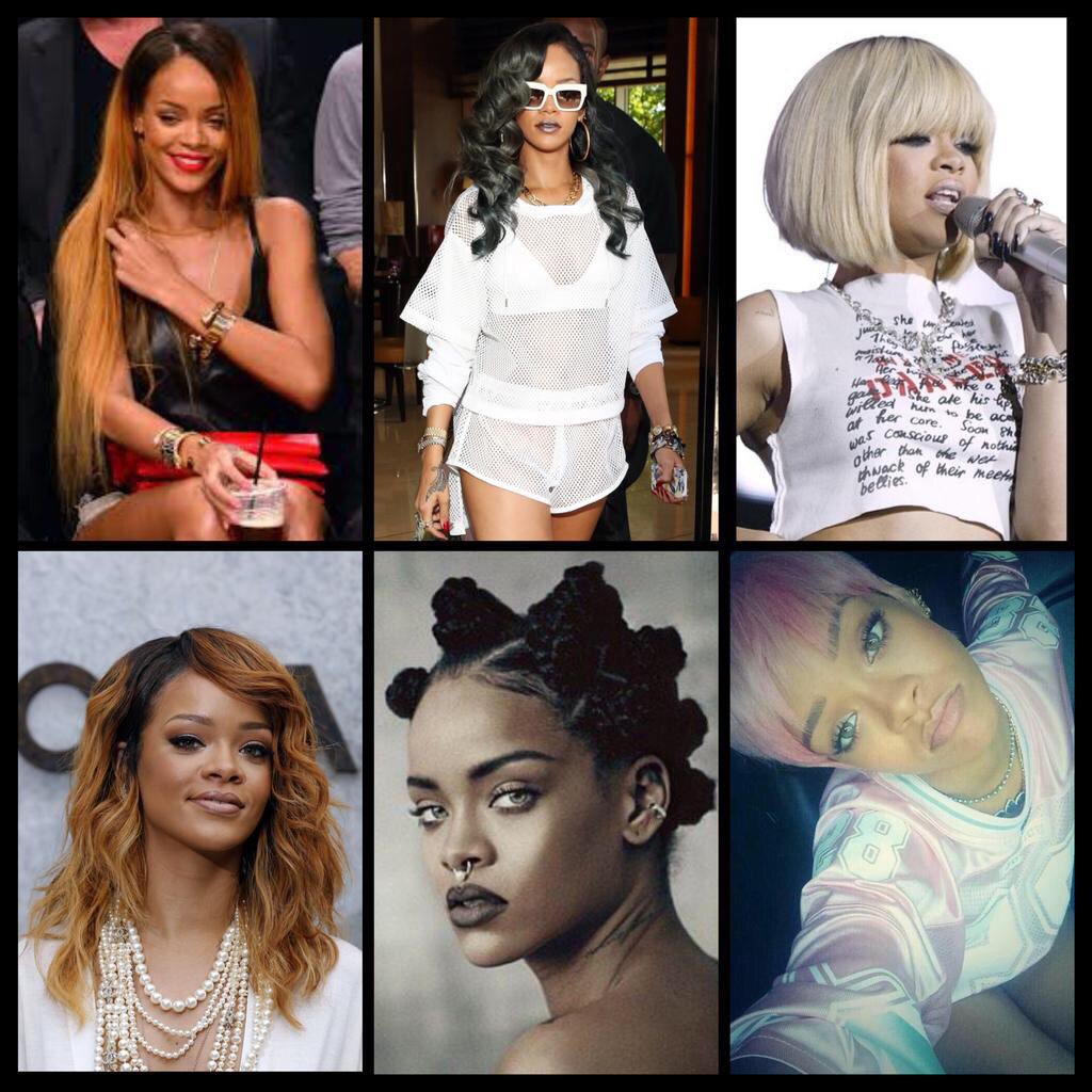 Rihanna successfully pulls off every hair color effortlessly