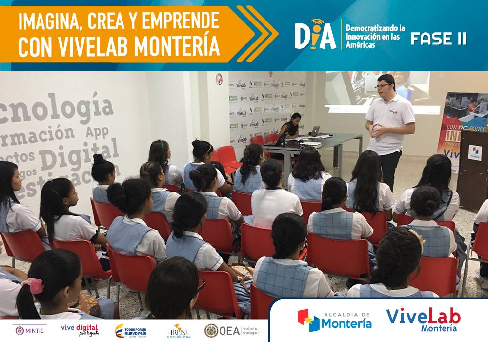 DIA_Colombia's tweet photo. El 23 de septiembre se desarrolló una jornada de capacitación #DIAViveLab2 en el @VivelabMonteria. https://t.co/MyzFYAPTrF https://t.co/XQI68V4ond