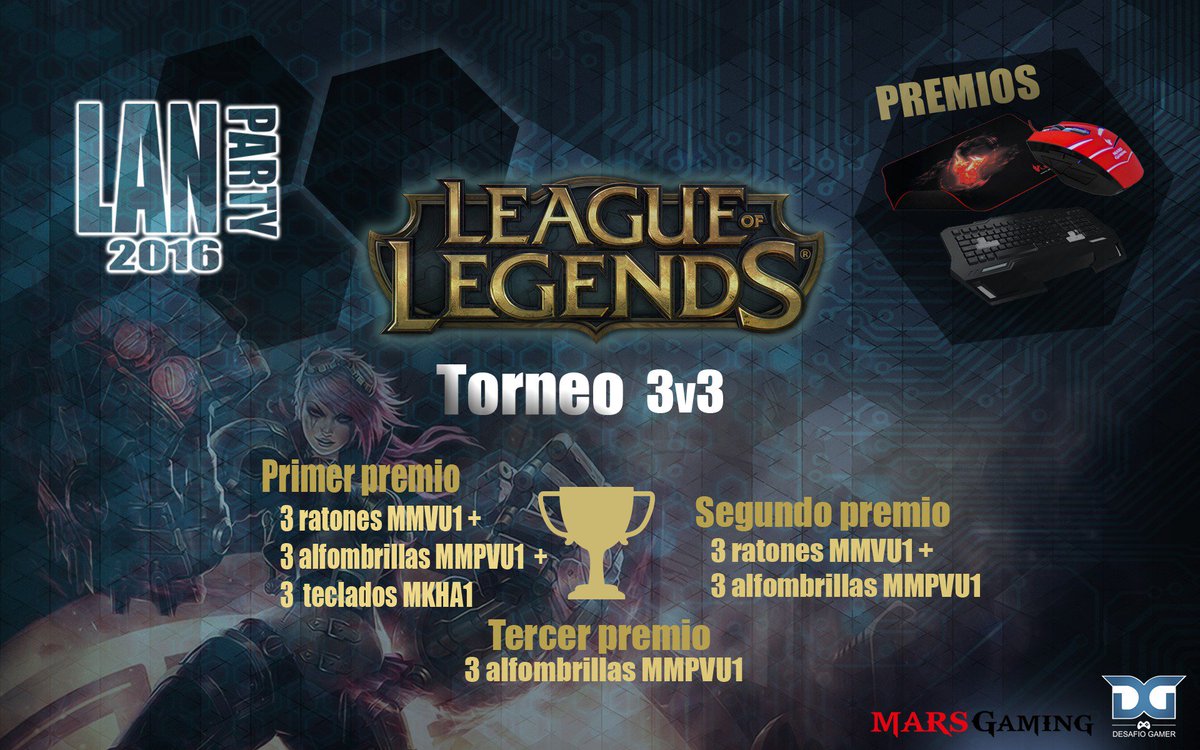 DesafioGamerES's tweet photo. Y aquí tenéis el primer torneo anunciado de la LAN en @ElcheJuega ! Entradas ya a la venta en https://t.co/hYQ2o82iI1 ¡No te quedes fuera! https://t.co/6xBr1tvR1r