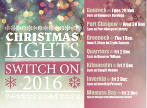 mcgillswest's tweet photo. #PortGlasgow #ChristmasLights Switch On is tonight at 6pm, use #GoZone2 https://t.co/5RYkyz10sf #Christmas #Inverclyde https://t.co/g69o8MC3H3