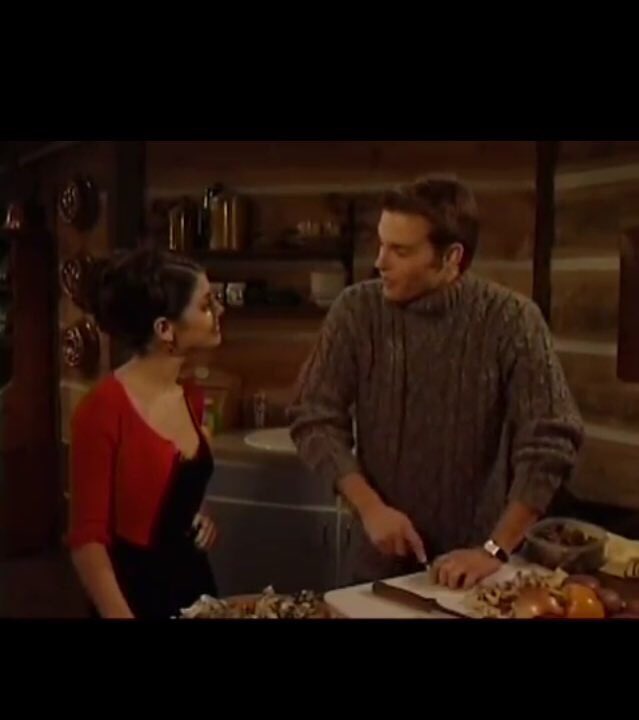 SailorKeily's tweet photo. #TodayIn1999 While snowed in at the cabin Ethan & Theresa had a cook off! #Passions #ET #Fate ❤️ https://t.co/qE34argGGm
