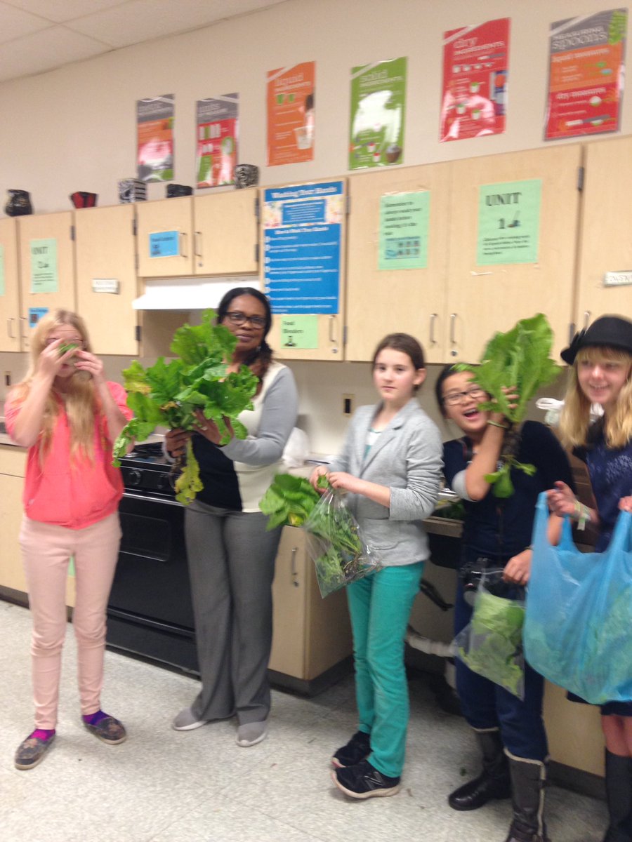 SSIMS_SCES_OC's tweet photo. SSIMS Green Team harvested produce for the FACS class to cook! Green Team rocks! #outdoor classroom @SSIMSGreenTeam https://t.co/waY6TXMmlH