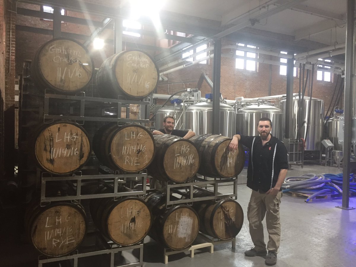 The Graham Cracker Porter, Brown Ale and Lemon Honey Ginger in bourbon barrels coming soon!