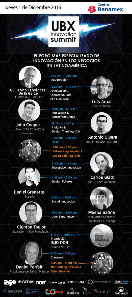TechBA's tweet photo. Este 1 dic tendrá lugar @UBXSummit Foro de innovación. Todavía tenemos cortesías para que asistas. Escribe a comunicacion@techba.org @injoio https://t.co/PCv4Uh7IBS