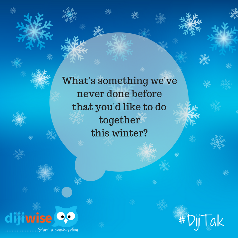 dijiwise's tweet photo. It's #DijiTalk Tuesday! Before your winter calendar fills up, use this conversation starter to plan something fun w/ your kids. #holidays https://t.co/s2med74ofg