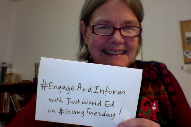 helenacobban's tweet image. On the Int&apos;l day of Palestine, also #GivingTuesday, help Just World Ed to #EngageAndInform the public! Details: bit.ly/give2jwe