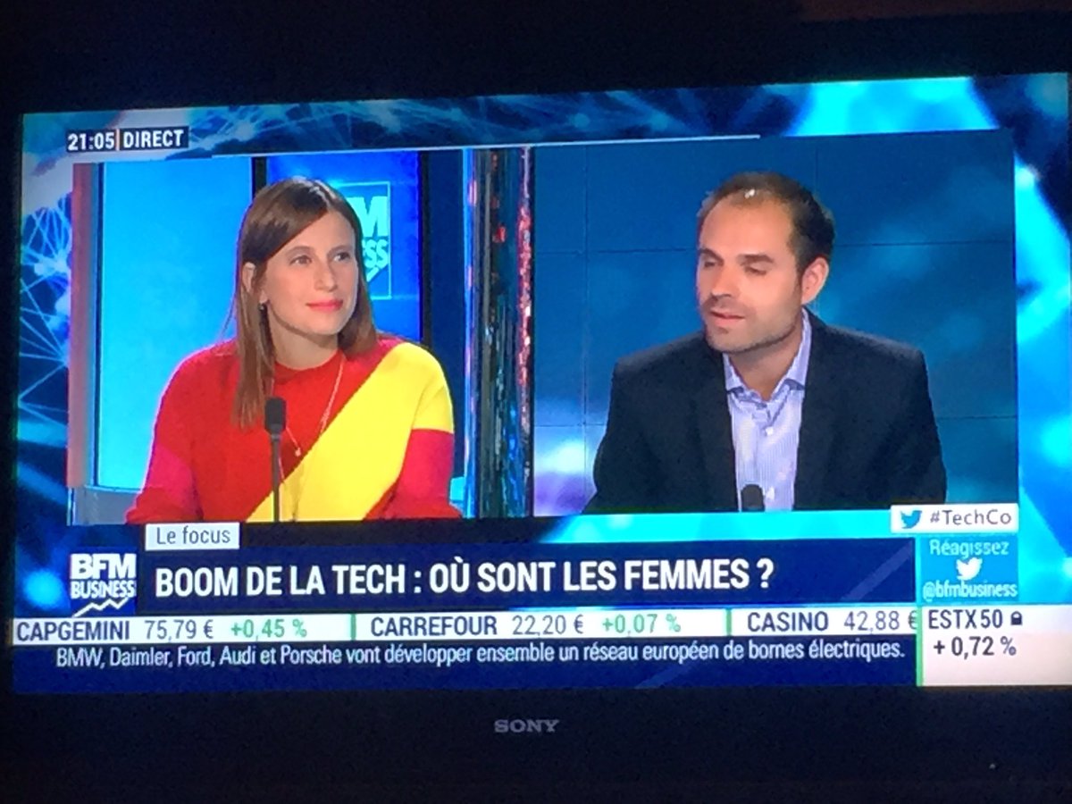 Tatianajama's tweet photo. Boom de la tech...mais 🎶 ou sont les femmes... We need more #WomenInTech #Come&amp;Join 👊🏻🙏🏼@SCouasnonBFM @bfmbusiness @Sjerusalmy https://t.co/6Kd16REgvx