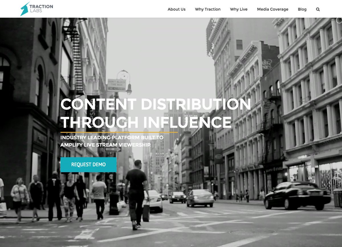 Guess who's got a brand new website?!?! Ain't it a beaut? Check it out here: tractionlabsmedia.com #livestream #contentmarketing