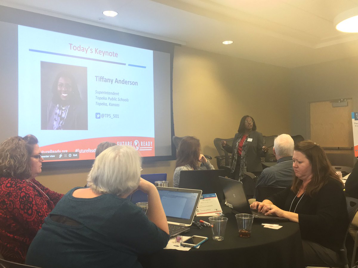 Dr. Tiffany Anderson: "Kids will work for you if they trust you. They won't if they don't." #FutureReady KC