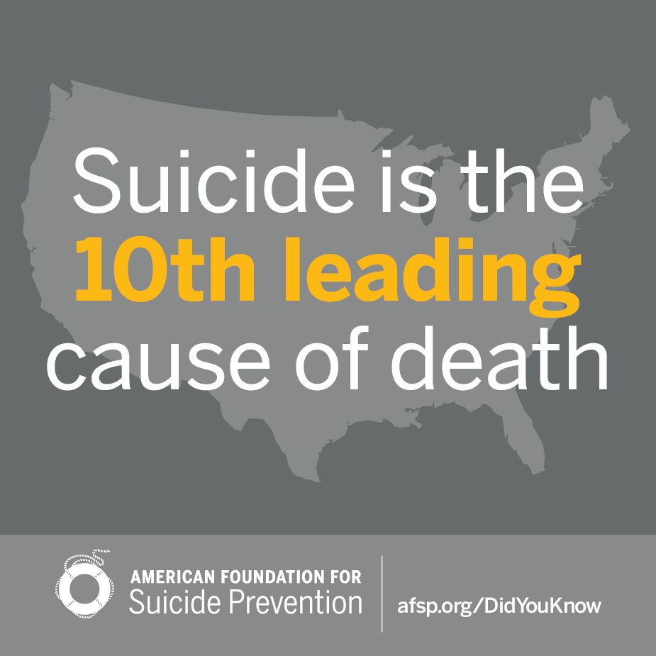 afspnational's tweet photo. Help us reduce the U.S. suicide rate. Together we can #StopSuicide. https://t.co/k3ZyXHOWtR #GivingTuesday https://t.co/hdyTydN124