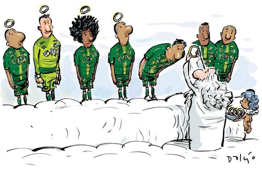 futbol_transfer's tweet photo. Un dibujo que vale más que mil palabras. #Chapecoense https://t.co/QnyE98tzBZ