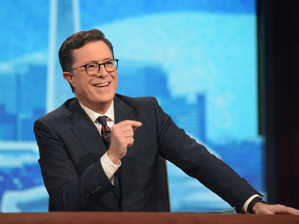 Showtime's tweet photo. The #ColbertElectionSHO makes the cut in @TIME magazine's Top 10 TV Episodes. https://t.co/Hmo1MWKcdF https://t.co/HODik0iduo