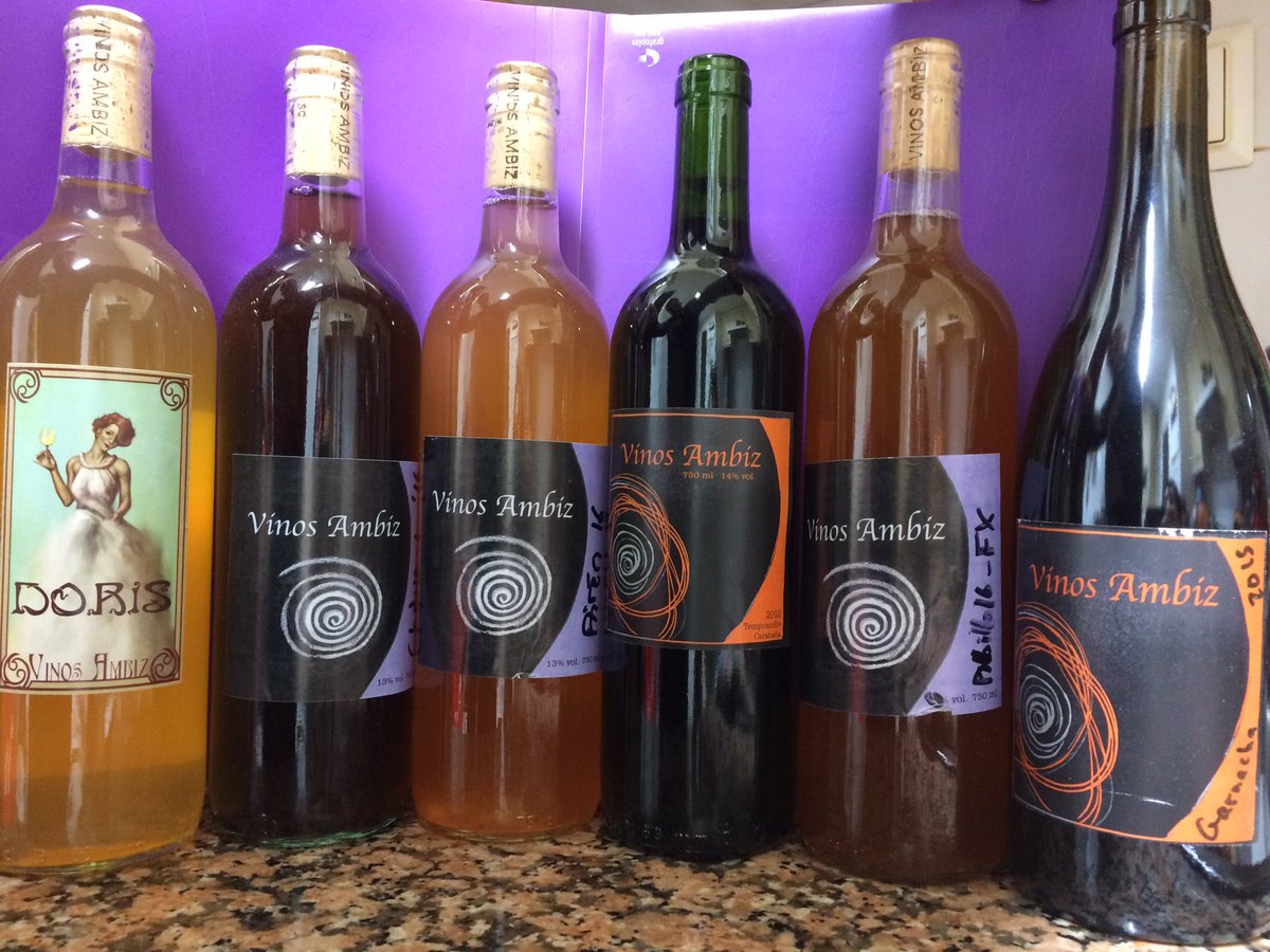Just arrived the wines of <a href="/vinosambiz/">Fabio Bartolomei</a> Wines Ambiz. A great rest awaits you until your tasting. All of them natural wines #wine #winelover