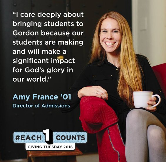 gordoncollege's tweet photo. Help us reach our goal of 600 gifts by midnight tonight #GivingTuesday #Each1Counts https://t.co/d34freZ9PN https://t.co/StHGZ4Blhk