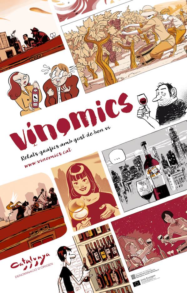 RaulDeamo's tweet photo. #Vinomics llega a final de trayecto con 7 estupendos cómics on-line, gratuitos y en 3 idiomas: https://t.co/XpD7lpJrYh #ComicDigital https://t.co/akR8TGRDZH