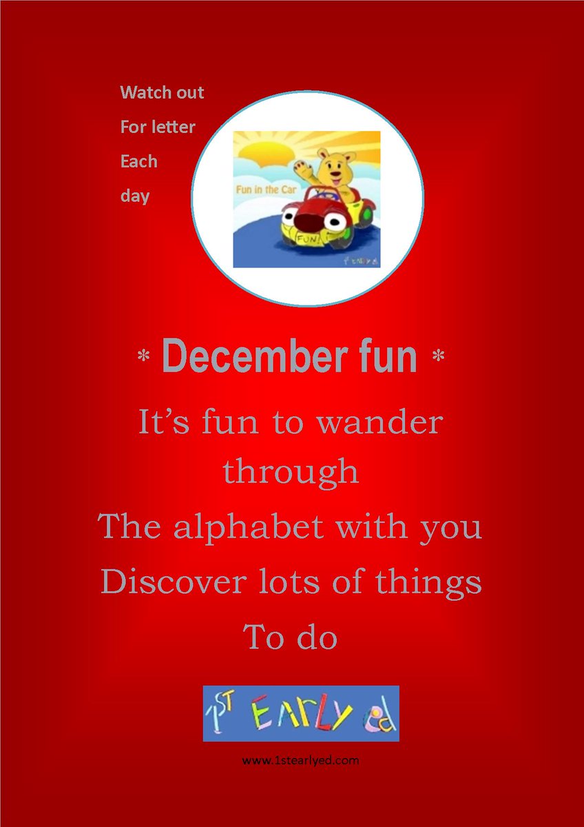 1stEarlyEd's tweet photo. @Rascals_Toys Tell the kids watch out for December fun :) #Rascaltoys #Womensinspire https://t.co/X4l4iXNtax