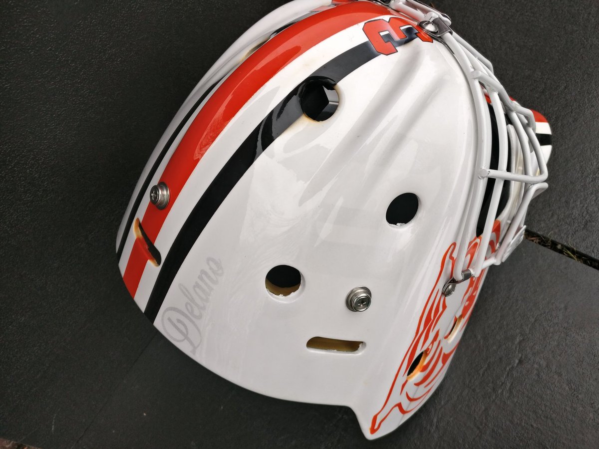 grangrothnate's tweet photo. @peterson_ep helmet for 2016-2017 season @TigerHockeyAlum @FollowThePuck https://t.co/zHRHrTRIqZ