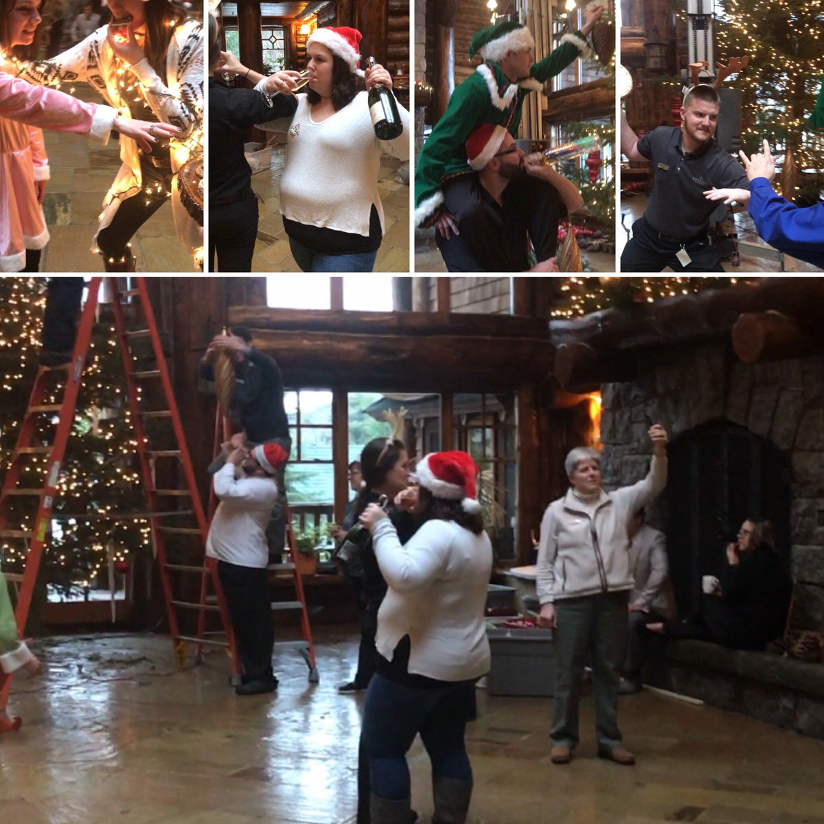 WhitefaceLodge's tweet photo. #HolidayDecoratingFun #MannequinChallenge https://t.co/V7vO2OqhSj