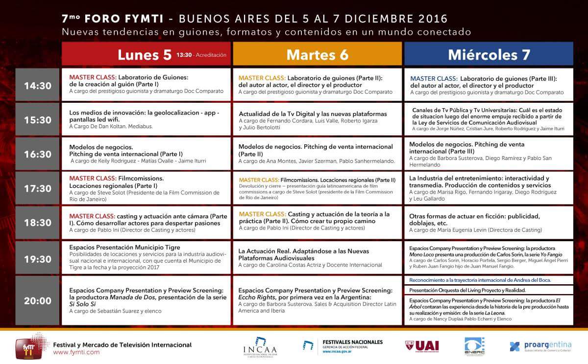 Te dejamos todas las charlas que tenemos en el foro del #Fymti2016 anotate en foro@fmyti.com